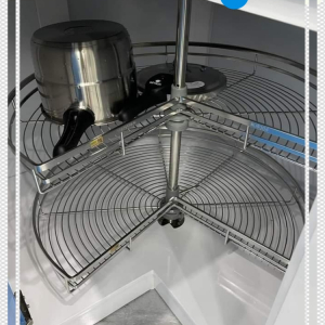 Tủ Bếp i phủ Acrylic màu xám hiện đại