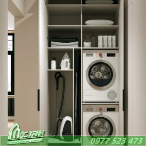 Thiết Kế phòng giặt phơi sấy