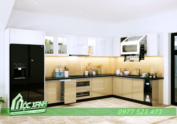 Tủ Bếp Gỗ Tự Nhiên