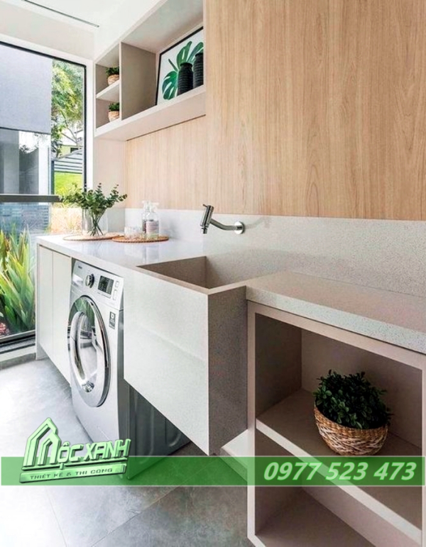 Thiết Kế phòng giặt đồ ban công
