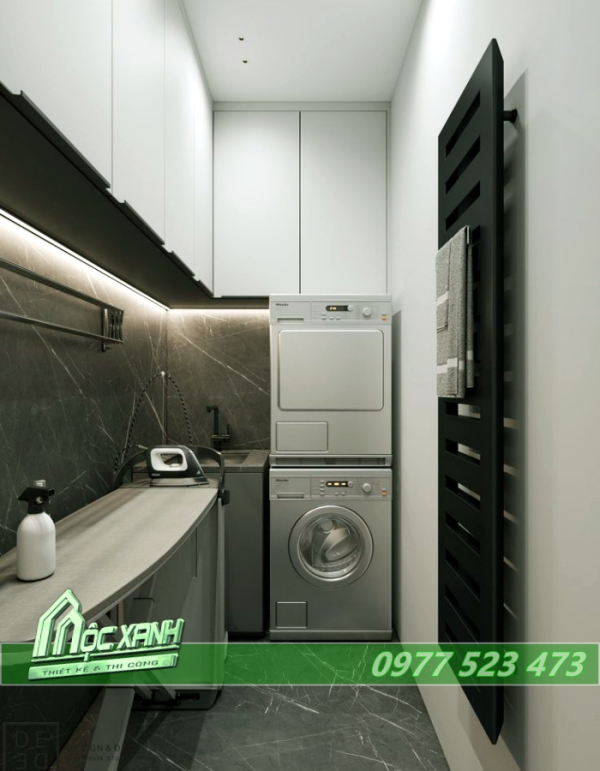 Thiết Kế phòng giặt đồ mini