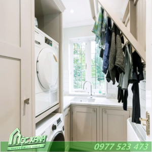 Thiết Kế phòng giặt đồ mini