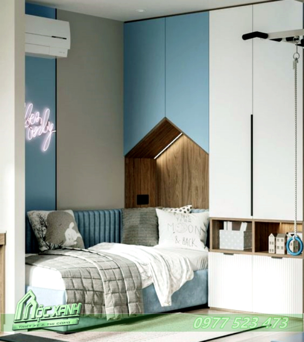 Thiết Kế Phòng ngủ trẻ em hiện đại