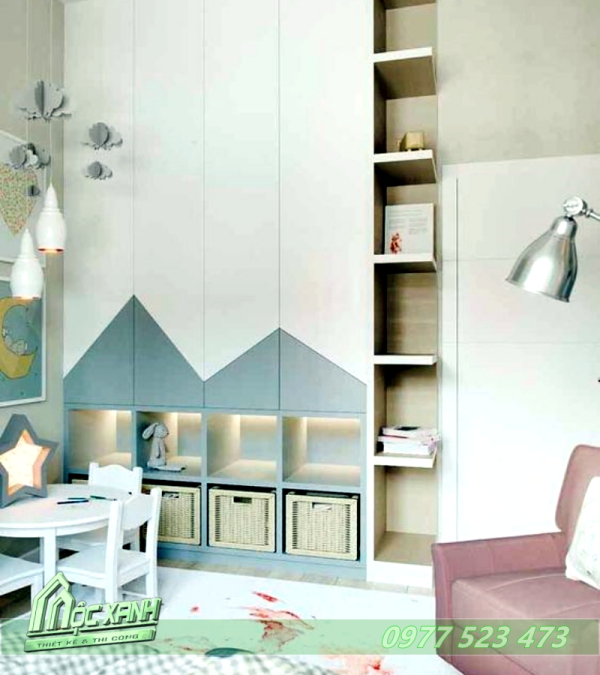 Thiết Kế Phòng ngủ trẻ em hiện đại