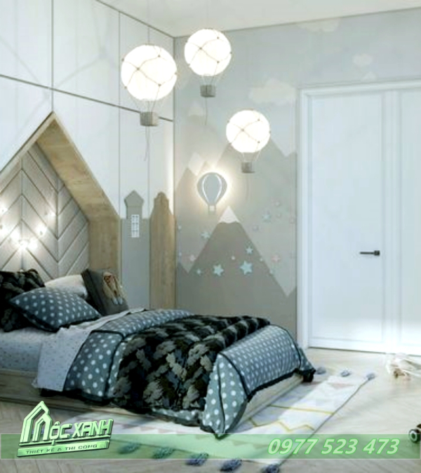 Thiết Kế Phòng ngủ trẻ em hiện đại