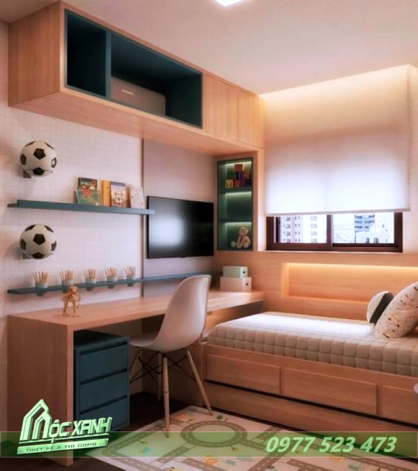 Thiết Kế Phòng ngủ gỗ tự nhiên