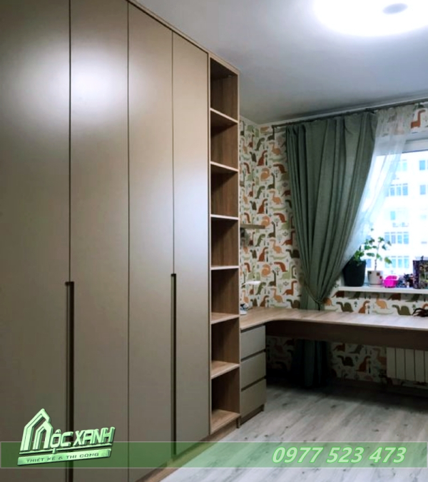 Thiết Kế Phòng ngủ gỗ tự nhiên