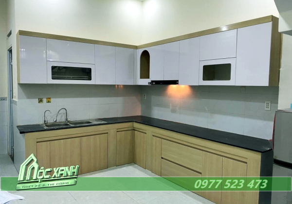 Tủ Bếp Gỗ Tự Nhiên