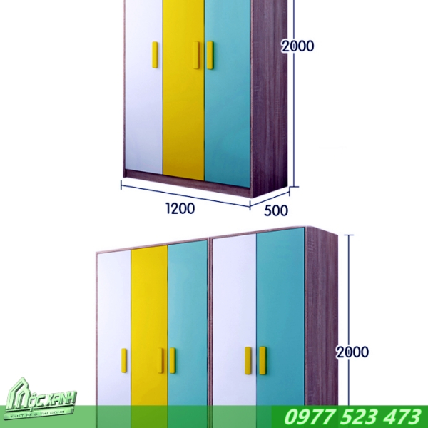 Tủ quần áo cánh mở hiện đại