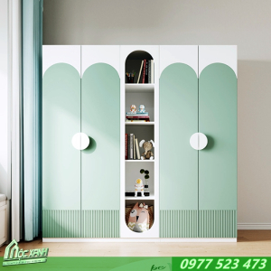 Tủ quần áo gỗ có kệ tiện lợi