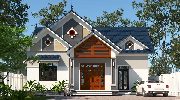 Phương án thiết kế mẫu nhà phố 9x12m thịnh hành hiện nay