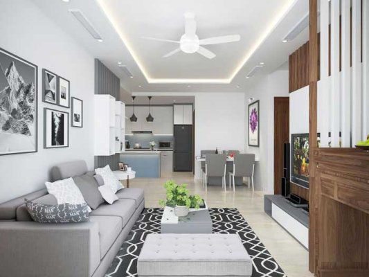 Các mẫu thiết kế nội thất căn hộ chung cư 70m2
