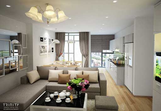 Tuyệt chiêu thiết kế nội thất căn hộ chung cư 90m2 đẹp