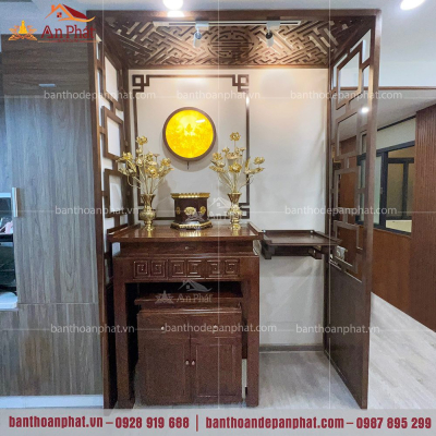 Top 50 mẫu thiết kế bàn thờ chung cư đẹp độc đáo nhất