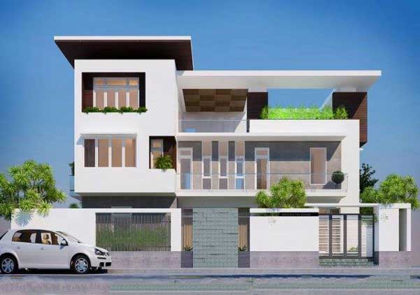 Thiết kế biệt thự mới hướng nam diện tích 250m2