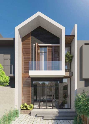 20 mẫu nhà 1 trệt 1 lầu 3 phòng ngủ mang phong cách Hiện đại