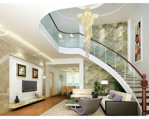 Bật mí Những mẫu gạch ốp tường vách cầu thang đẹp nhất 2023