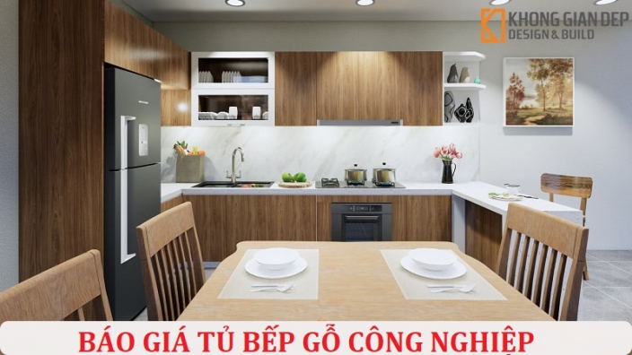 {Bảng giá|Báo tổng giá|Báo Giá} tủ bếp gỗ công nghiệp 2023 chất lượng giá thành thấp