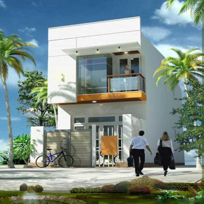 Những mẫu nhà 2 tầng mặt tiền 6m lựa chọn phổ biến hiện nay