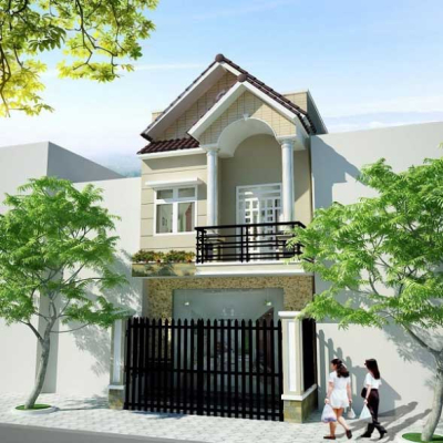 Mẫu nhà phố diện tích 50m2 thiết kế sang chảnh theo xu hướng