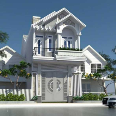 Mẫu nhà phố 2 tầng 100m2 được nhiều người đánh giá cao