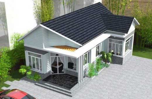 5+ Những mẫu nhà 1 tầng có 3 phòng ngủ (không sợ lỗi thời)