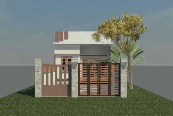 Thi công xây dựng mẫu nhà cấp 4 khoảng 300 triệu