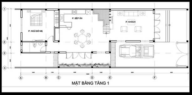 Mẫu nhà ống 2 tầng mái thái 5x16m kinh phí 900 triệu