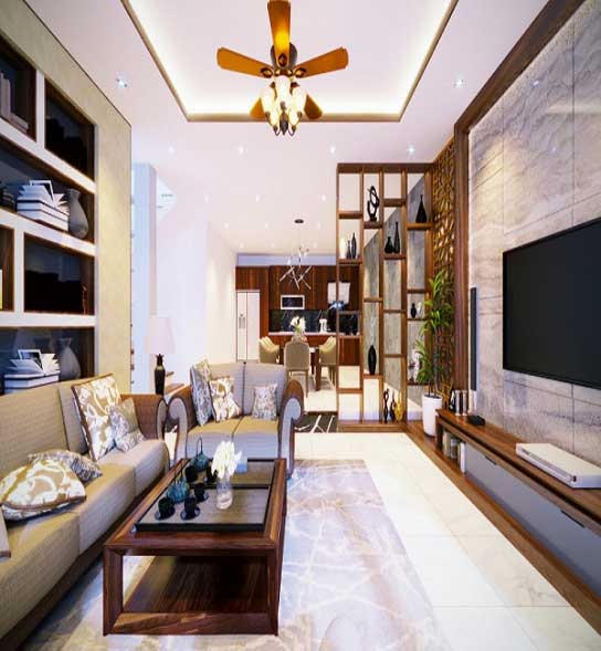 Tuyển chọn Những mẫu phòng khách nhà ống 6m theo xu hướng và tiện nghi