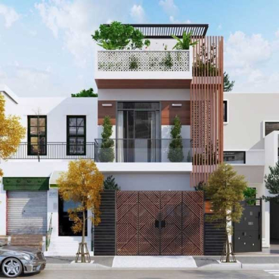 Thiết kế nhà 1 trệt 1 lầu 60m2 đang được yêu thích hiện nay