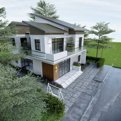 Các mẫu nhà 1 trệt 1 lầu mái tôn đẹp, giá cả rẻ chi phí đầu tư