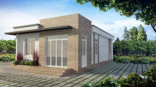 10+ Mẫu nhà cấp 4 2 phòng ngủ 1 phòng thờ giá thấp chi phí