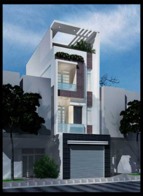 Mẫu thiết kế nhà ống 3 tầng 4x15m kết hợp giếng trời