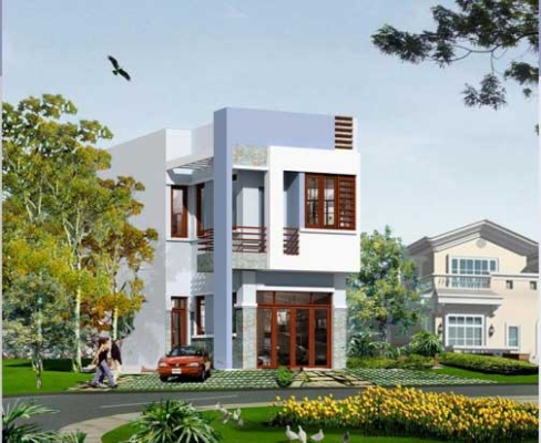 Kinh nghiệm xây nhà ống 2 tầng khoảng 500 triệu đồng