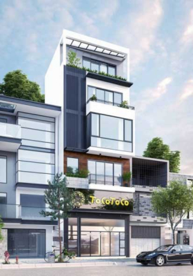 Mẫu nhà ống đẹp kết hợp kinh doanh (Thiết kế Cuốn Hút 2023)