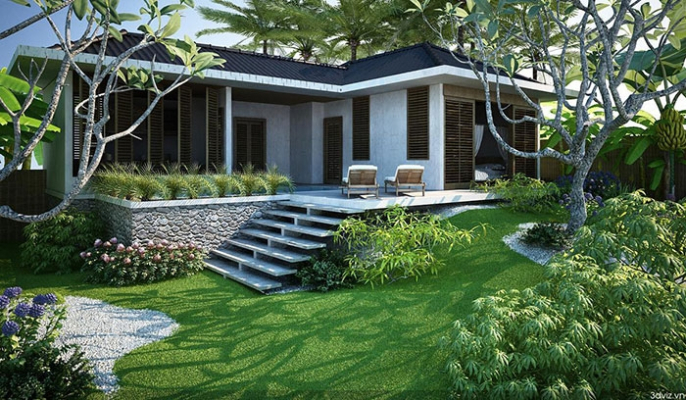 Top 50 mẫu thiết kế nhà vườn đẹp giá rẻ độc đáo nhất