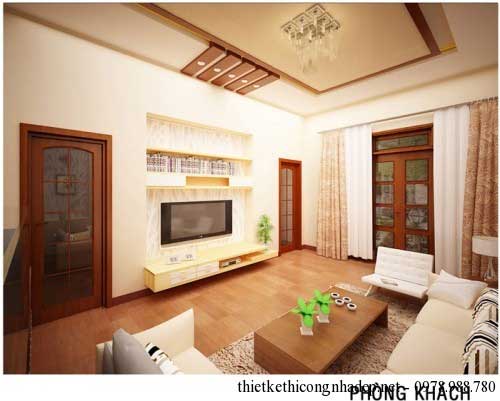 Thiết kế nội thất nhà cấp 4 mái thái đẹp 11.5x21m