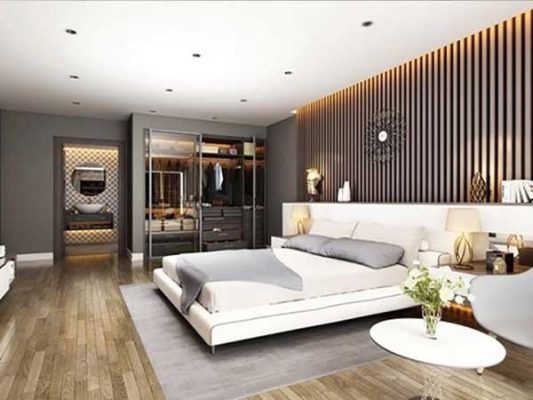 15 mẫu phòng ngủ kết hợp phòng thay đồ dành cho Phái Đẹp