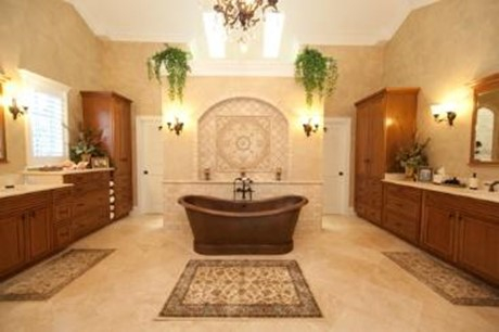 Mẫu nhà vệ sinh tân cổ điển với thiết kế mới sang trọng