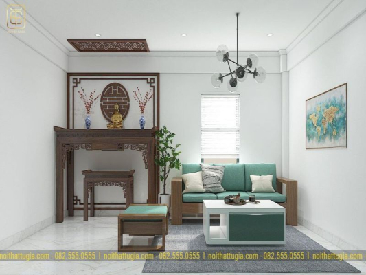 Top 50 mẫu phòng khách có bàn thờ đẹp nhất