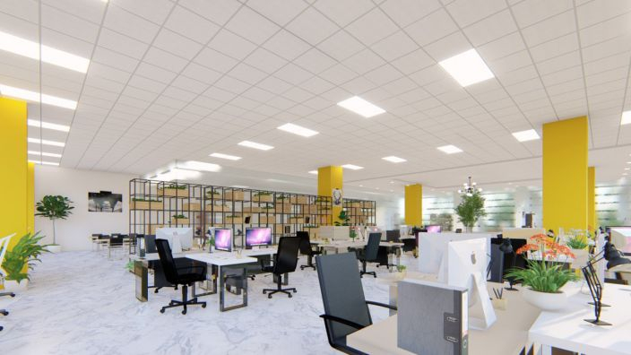 Chi phí thiết kế văn phòng 200m2 vừa đẹp vừa tiện