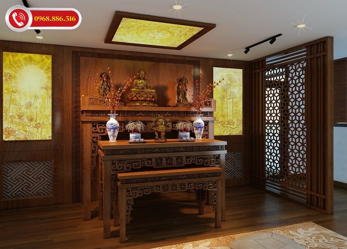 Top 50 cách trang trí bàn thờ to tiên đẹp nhất
