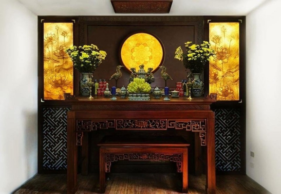 Top 50 cách trang trí bàn thờ đơn giản đẹp nhất