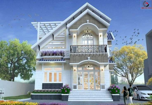 Top 15 mẫu biệt thự mini 2 tầng chữ L hot nhất hiện nay