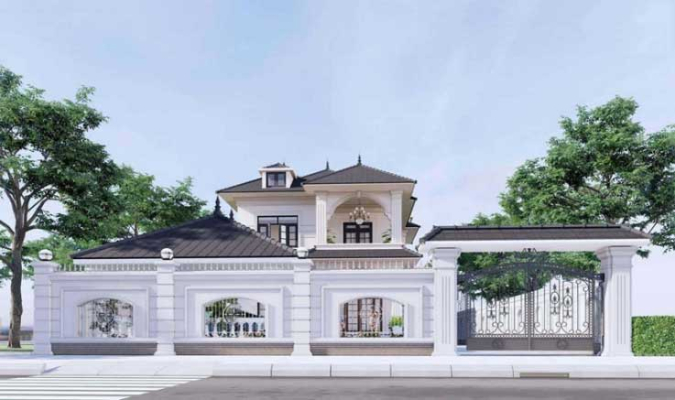15 mẫu nhà 2 tầng phong cách châu âu đẹp nhất 2023