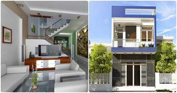 Mẫu nhà 2 tầng giá 500 triệu theo chuẩn cấu trúc mới