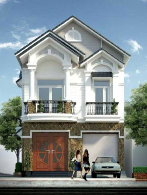 BST Mẫu nhà 2 tầng 5×20 đẹp được ưa chuộng nhất hiện nay